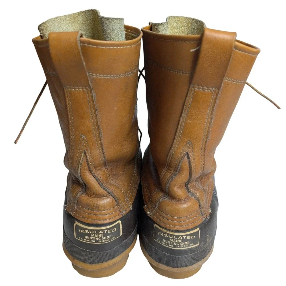 L.L.Bean Maine Hunting Shoe Mens 10M Brown 10